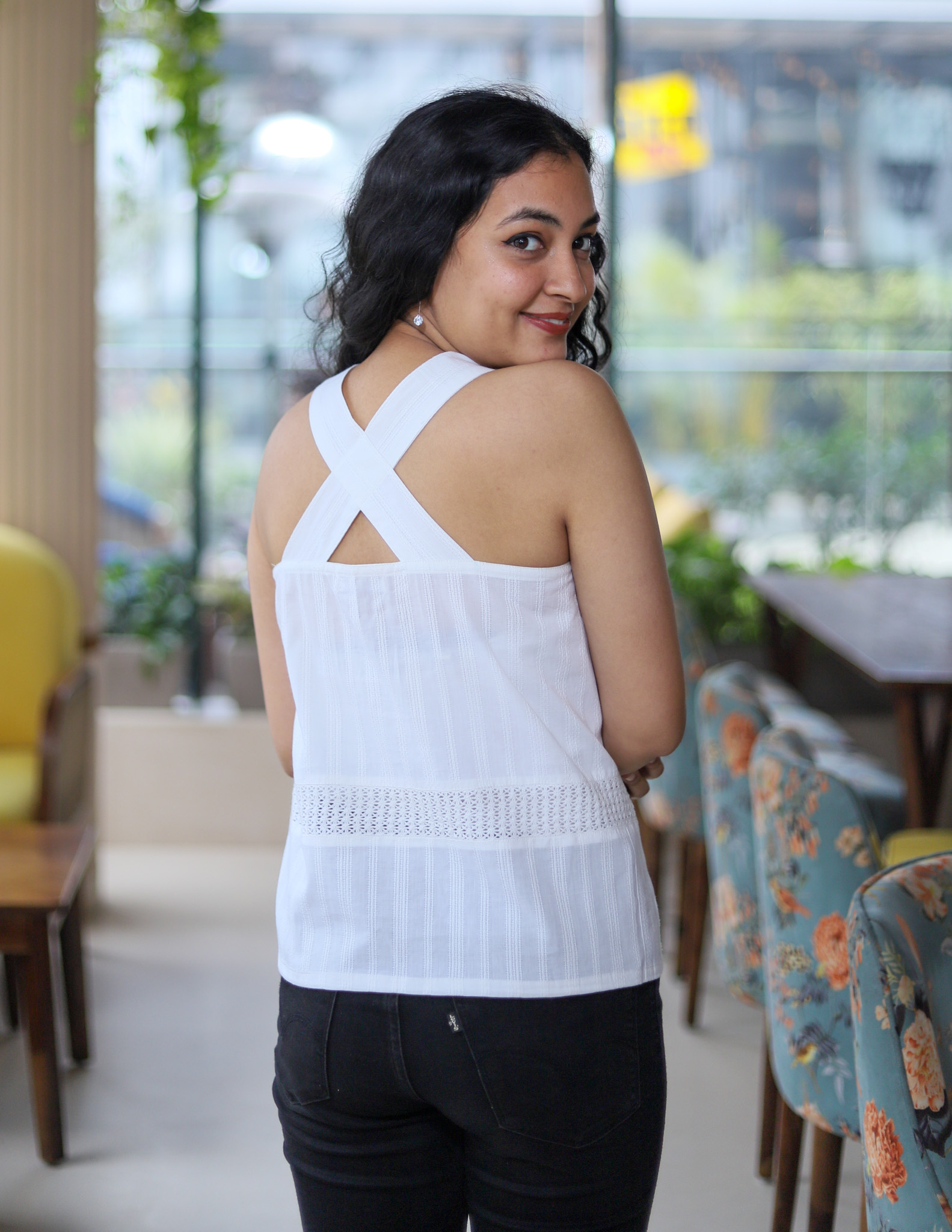 Criss Cross Back Top - Contemporay Wear- Shop at That's Indian