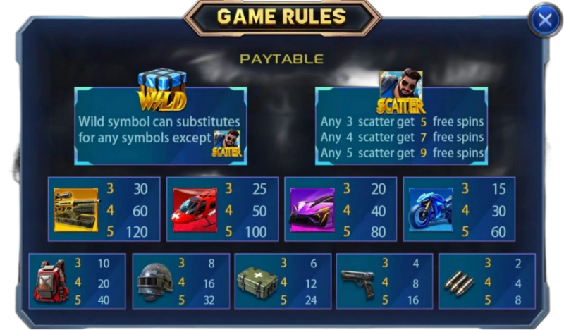 free fire game rules